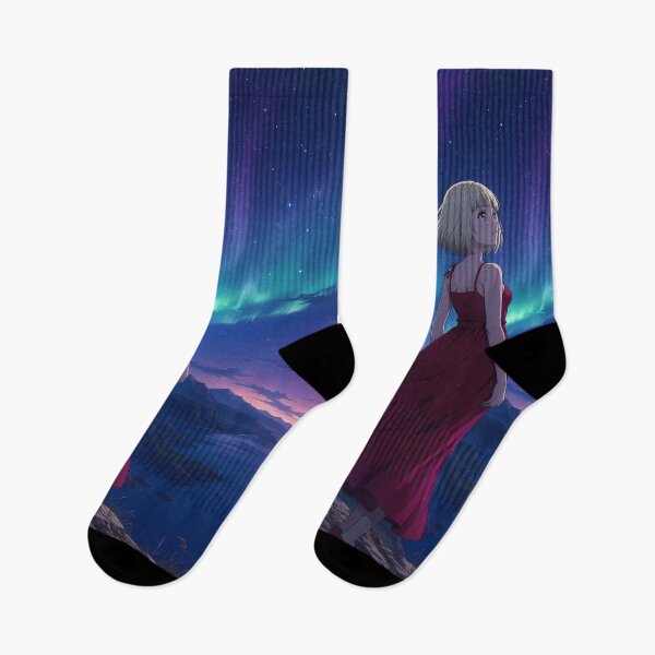 Item preview, Shiemi Moriyama Blue Exorcist Aurora Mountain Night designed and sold by Dashsopaner.