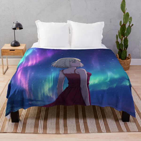 Item preview, Shiemi Moriyama Blue Exorcist Aurora Mountain Night designed and sold by Dashsopaner.