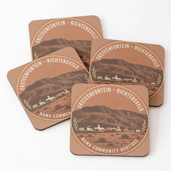 Item preview, Eksteenfontein Nama Community Heritage Sticker – Richtersveld Round Badge designed and sold by The Digital Compass.