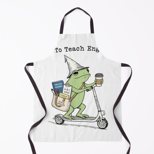 Item preview, Off to Teach English Teacher Frog Funny Back to School T-Shirt designed and sold by Juvestore24.