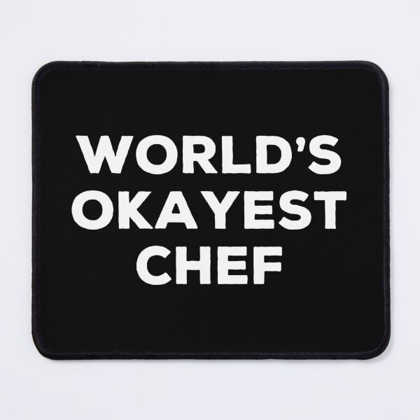 Item preview, World's Okayest Chef - Funny Cooking Chef Gift designed and sold by marthavelony.
