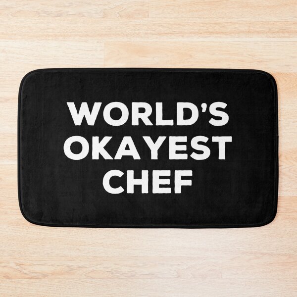 Item preview, World's Okayest Chef - Funny Cooking Chef Gift designed and sold by marthavelony.