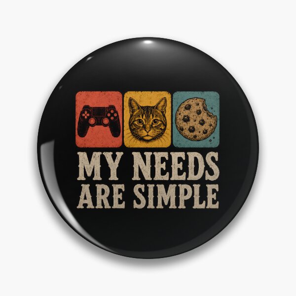 Item preview, My Needs Are Simple Gamers designed and sold by CelidaBonde.