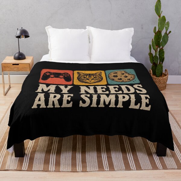 Item preview, My Needs Are Simple Gamers designed and sold by CelidaBonde.