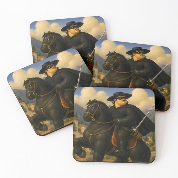 Item preview, Zorro on Horseback – The Masked Rider in Artistic Style designed and sold by Astralia.