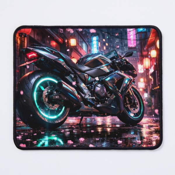 Item preview, Futuristic Tokyo Serenity | Neon Cityscape Illustration | Minimalist Cyberpunk Skyline with Japanese Zen Aesthetic designed and sold by PaintedPixels01.