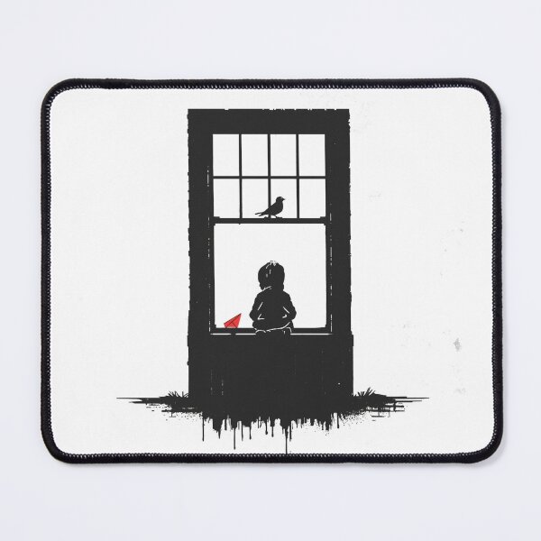Item preview, The Boy and the Window – Minimalist Stencil Art designed and sold by Cavalier-org.