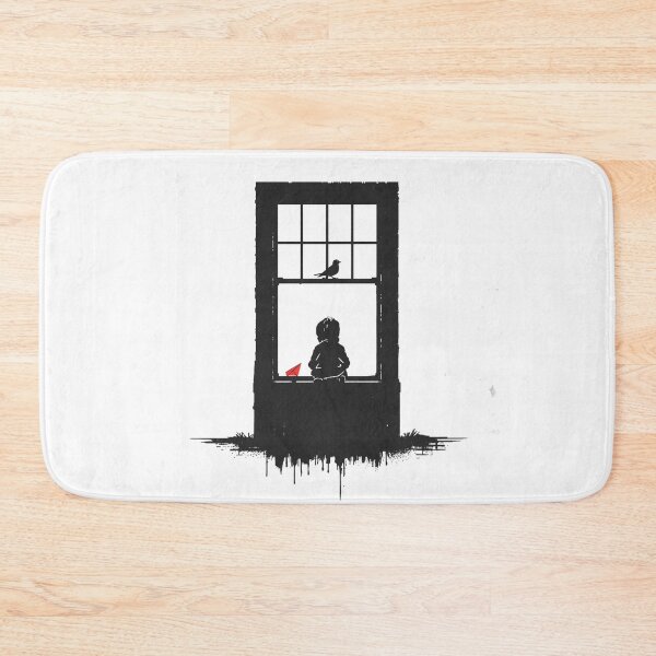 Item preview, The Boy and the Window – Minimalist Stencil Art designed and sold by Cavalier-org.