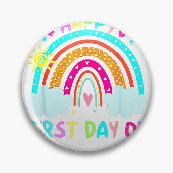 Item preview, Rainbow Happy First Day Of Kindergarten Back to school T-Shirt designed and sold by KTY-NUSS.