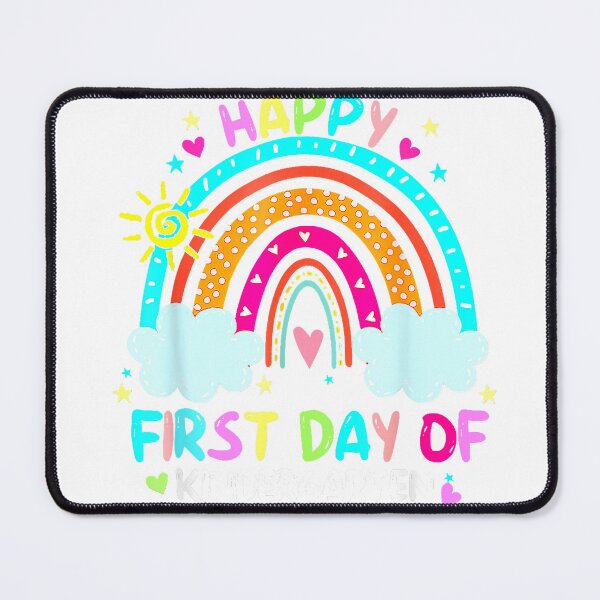 Item preview, Rainbow Happy First Day Of Kindergarten Back to school T-Shirt designed and sold by KTY-NUSS.