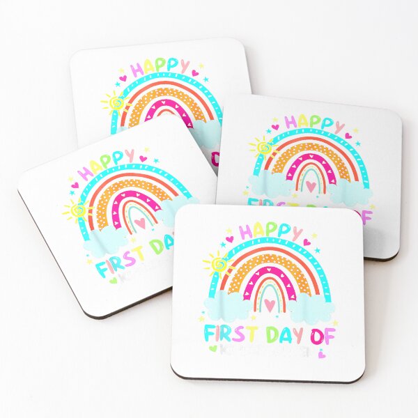 Item preview, Rainbow Happy First Day Of Kindergarten Back to school T-Shirt designed and sold by KTY-NUSS.