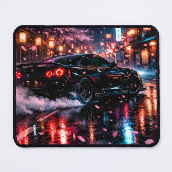 Item preview, Futuristic Car Illustration | Sleek Concept Vehicle | Neon Cyberpunk Automotive Aesthetic for Modern Wall Art designed and sold by PaintedPixels01.