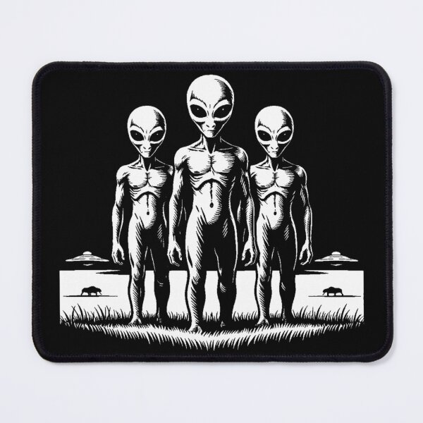 Item preview, Aliens in the Fields - Vintage UFO Retro Sci Fi Graphic designed and sold by JonelCrafts.