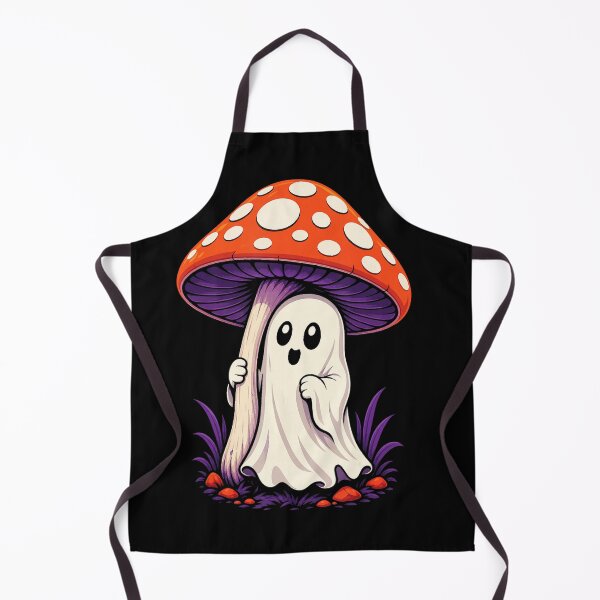 Item preview, Cute Mushroom Ghost Cottagecore Halloween Art designed and sold by VioletNance.