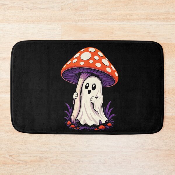 Item preview, Cute Mushroom Ghost Cottagecore Halloween Art designed and sold by VioletNance.