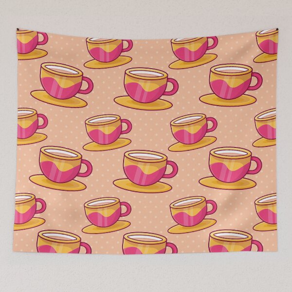 Item preview, Coffee Latte Seamless Pattern designed and sold by werezu.