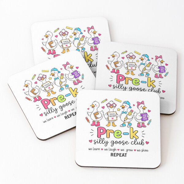 Item preview, Pre-K Silly Goose Club Teacher Kids Funny Back to School T-Shirt designed and sold by JJLetterDesigns.