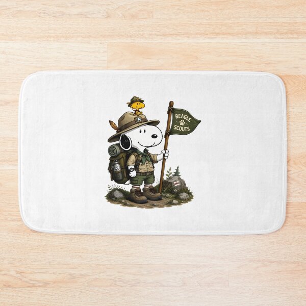 Item preview, Snoopy Woodstock Beagle Scouts Campfire Happy Camping | Best Buy designed and sold by budoleague.