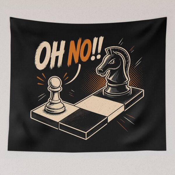 Item preview, Oh No Funny Chess Meme Chess Player designed and sold by DuDuChben.