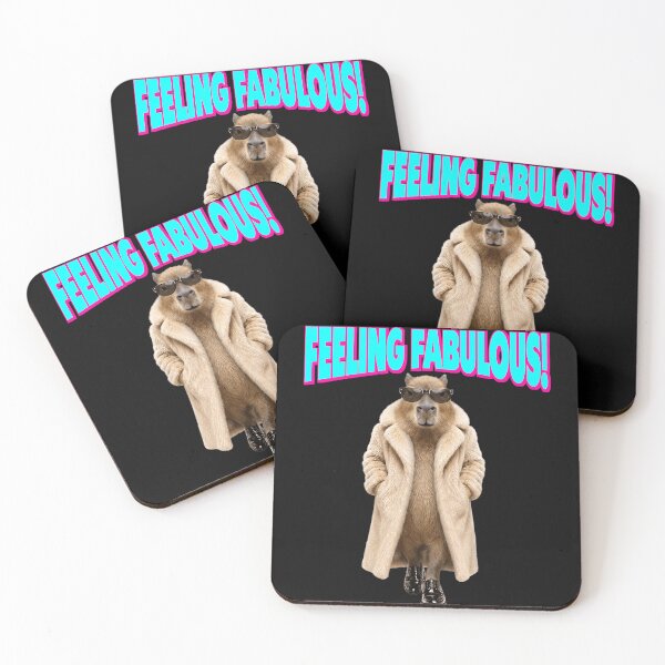 Item preview, Feeling Fabulous Capybara Funny Animal Lover Gift designed and sold by CharlieConon.