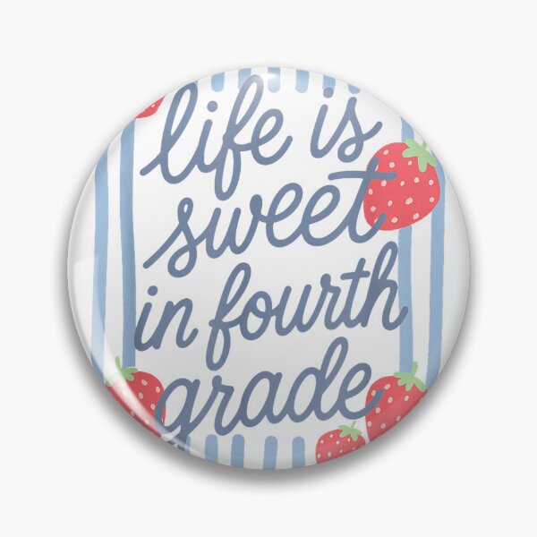 Item preview, Striped Fourth Grade Strawberries Teacher Back to School T-Shirt designed and sold by KTY-NUSS.