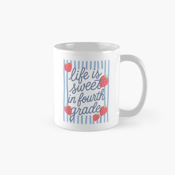 Item preview, Striped Fourth Grade Strawberries Teacher Back to School T-Shirt designed and sold by KTY-NUSS.