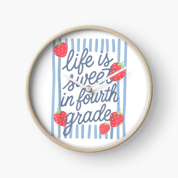 Item preview, Striped Fourth Grade Strawberries Teacher Back to School T-Shirt designed and sold by KTY-NUSS.