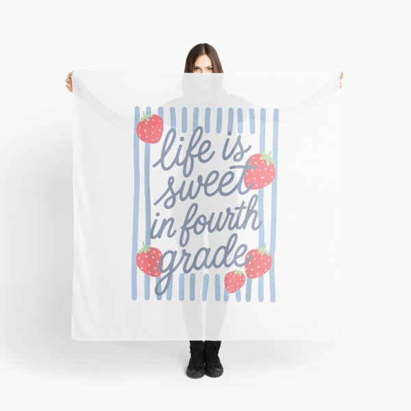 Item preview, Striped Fourth Grade Strawberries Teacher Back to School T-Shirt designed and sold by KTY-NUSS.