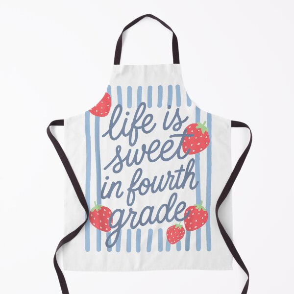 Item preview, Striped Fourth Grade Strawberries Teacher Back to School T-Shirt designed and sold by KTY-NUSS.