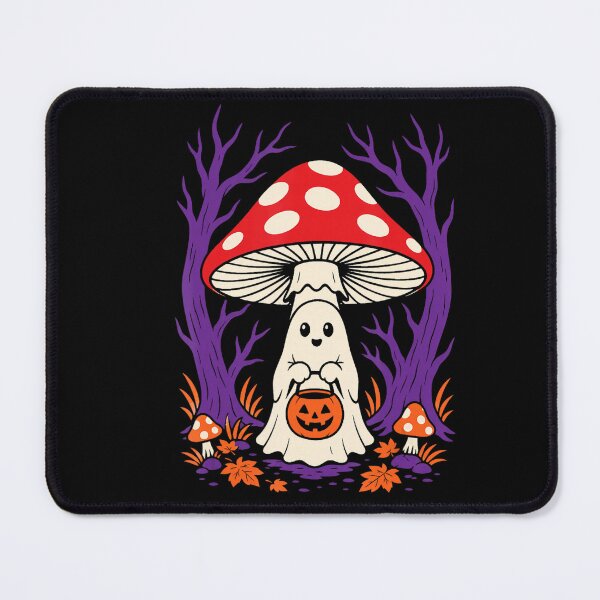 Item preview, Cute Halloween Ghost Under Mushroom Trick or Treat designed and sold by VioletNance.