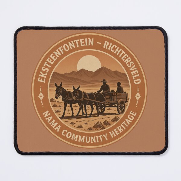Item preview, Eksteenfontein Nama Heritage Sticker – Richtersveld Round Badge designed and sold by The Digital Compass.