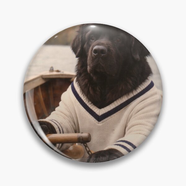 Item preview, Dog Riding a Boat Wall Art | Adventurous Doggy Sailing on the Water | Retro Photography Aesthetic Nostalgic Vintage Print designed and sold by PaintedPixels01.