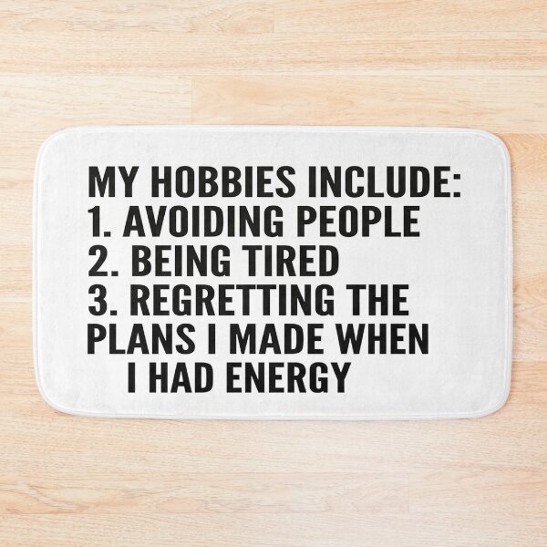 Item preview, Relatable typography with humor over white. designed and sold by Solomon-Ent-144.