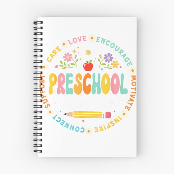 Item preview, Retro Groovy Preschool Teacher Team Back to School Womens T-Shirt designed and sold by gidget-gadget.