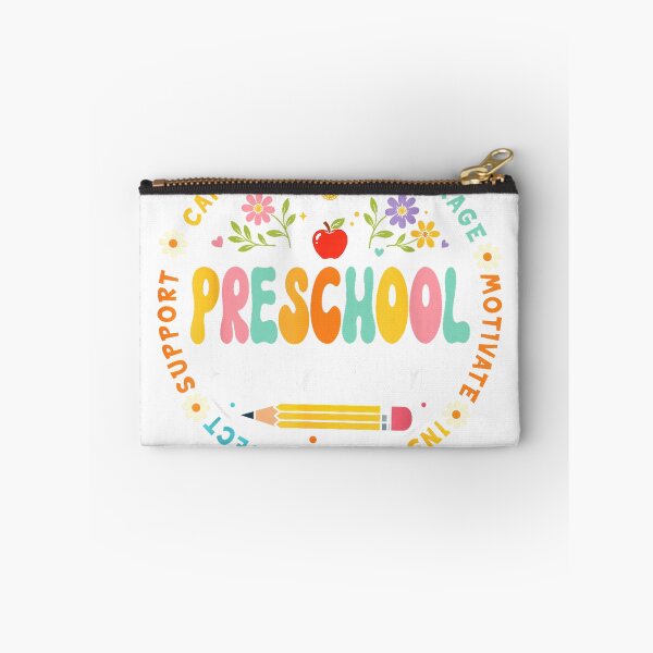 Item preview, Retro Groovy Preschool Teacher Team Back to School Womens T-Shirt designed and sold by gidget-gadget.