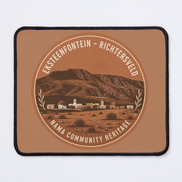 Item preview, Eksteenfontein Nama Community Heritage Sticker – Richtersveld Round Badge designed and sold by The Digital Compass.