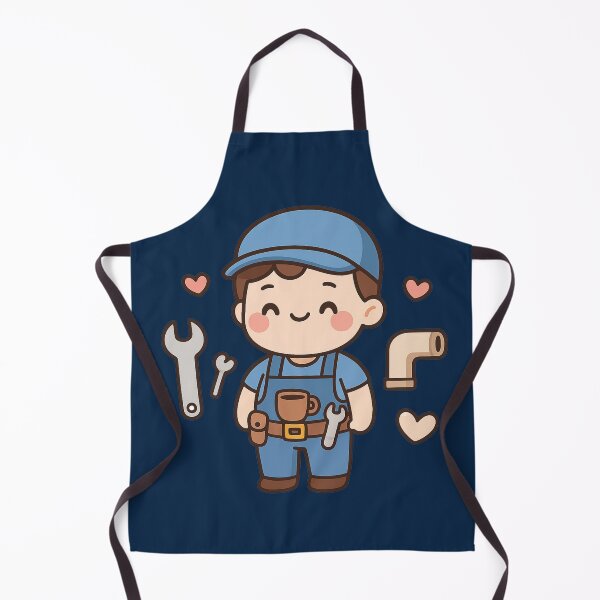 Item preview, Kawaii plumber without text designed and sold by KawaiiHero.