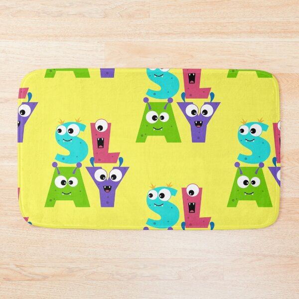 Item preview, Monster lettering SLAY Funny typography Colorful Humor designed and sold by Mauswohn.