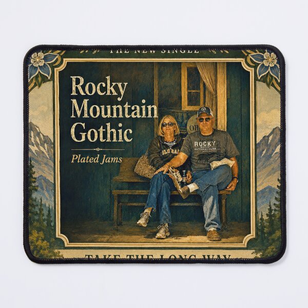 Item preview, Rocky Mountain Gothic Colorado Arts and Crafts Poster designed and sold by Robert Meyers-Lussier.