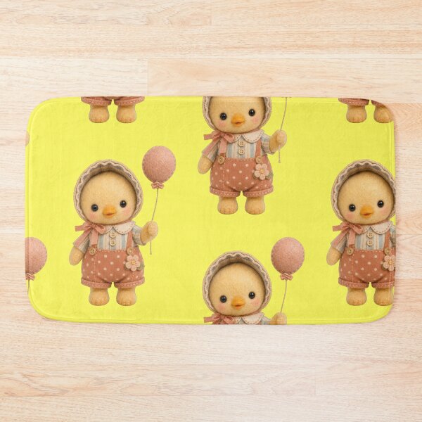 Item preview, Chick Balloon Cute Felt Doll Vintage Aesthetic designed and sold by Mauswohn.