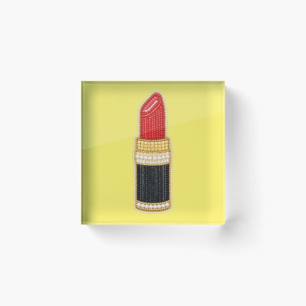 Item preview, Lipstick Pearls Red Cosmetics Glamour Aesthetic Elegant designed and sold by Mauswohn.