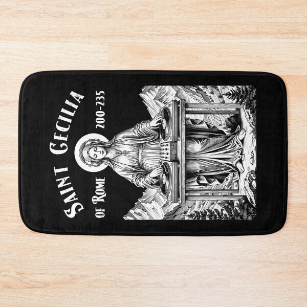 Item preview, DJ Music Patron Saint Cecilia Funny Mixing Vinyl Records designed and sold by GrandeDuc.