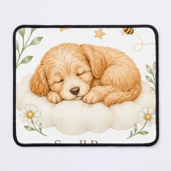 Item preview, Small Paws, Sweet Dreams – Cute Cavapoo Puppy & Honey Bee designed and sold by HoneytheCavapoo.