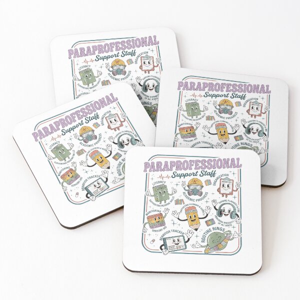 Item preview, Retro Paraprofessional Support Staff para Teacher Assistant T-Shirt designed and sold by dDariaallofthat.