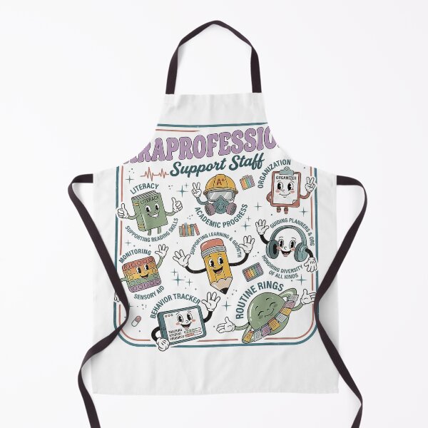 Item preview, Retro Paraprofessional Support Staff para Teacher Assistant T-Shirt designed and sold by dDariaallofthat.