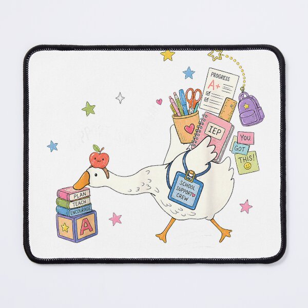 Item preview, Support is On The Way Funny Goose Special Education Teacher T-Shirt designed and sold by JJLetterDesigns.