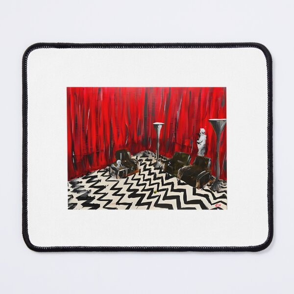 Item preview, Surreal Red Room Chevron Pattern - Cult Retro Mystery Aesthetic Art | Perfect Gift For You And Friends designed and sold by Random-ftw.