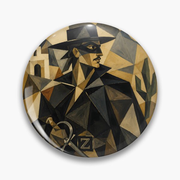 Item preview, Zorro – Cubist Portrait designed and sold by Astralia.