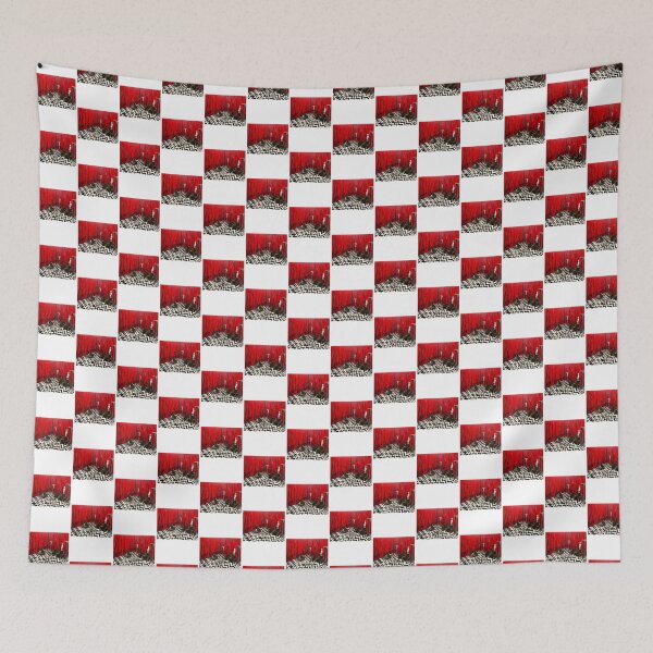 Item preview, Surreal Red Room Chevron Pattern - Cult Retro Mystery Aesthetic Art | Perfect Gift For You And Friends designed and sold by Random-ftw.