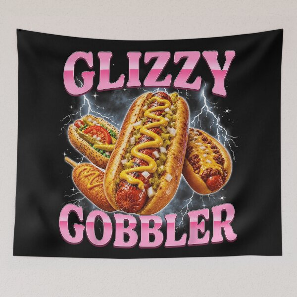 Item preview, Glizzy Gobler Hot Dog Foodie Slang designed and sold by CharlieConon.